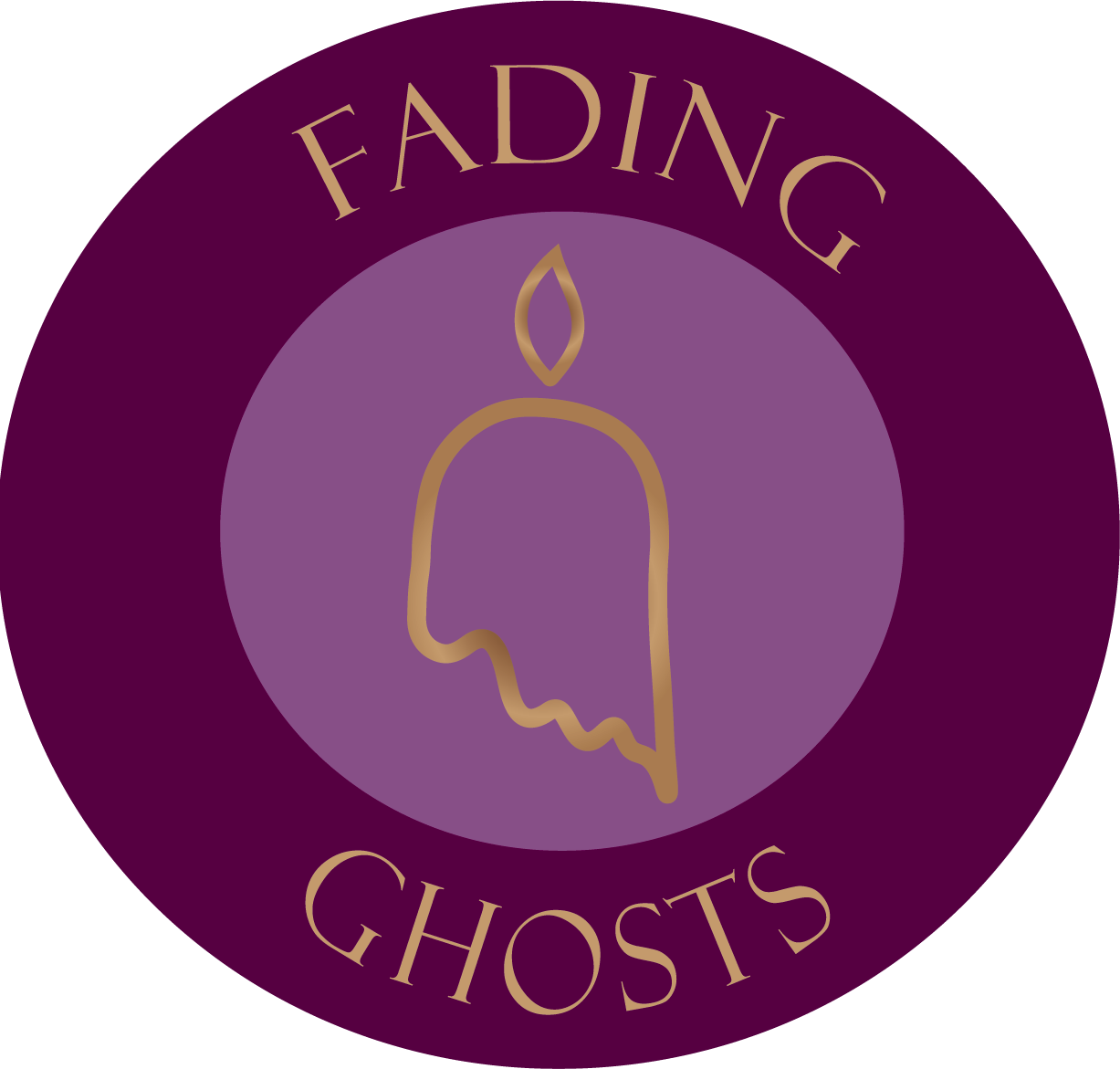 Fading Ghosts circular badge logo